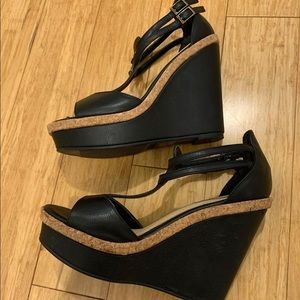 Forever 21 Cork Wedges